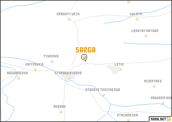 map of Sarga