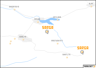 map of Sarga