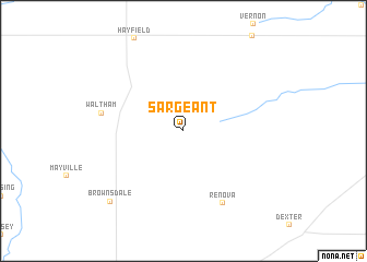 map of Sargeant