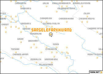 map of Sargel-e Farkhīvand