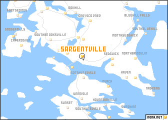 map of Sargentville