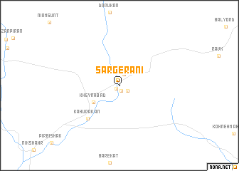 map of Sargerānī