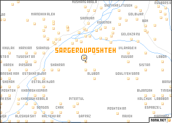 map of Sargerdū Poshteh