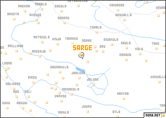 map of Särge