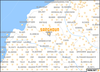 map of Sarghoûn