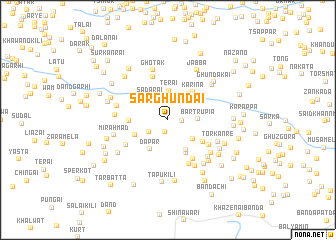 map of Sar Ghundai