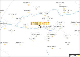 map of Sargınkaya