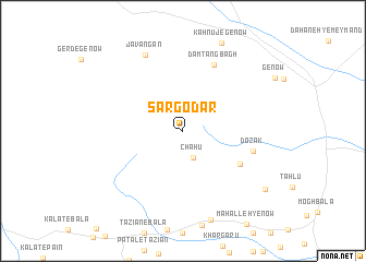 map of Sargodār