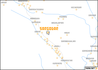 map of Sar Godār