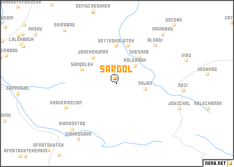 map of Sar Gol