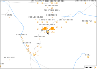 map of Sar Gol