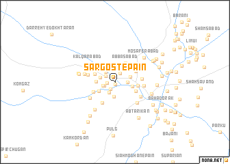 map of Sargost-e Pā\