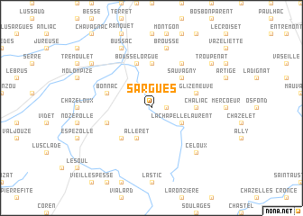 map of Sargues