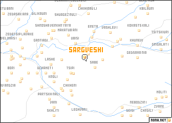 map of Sargveshi