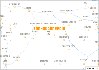 map of Sarḩaddān-e Pa\