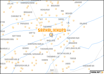 map of Sarhāli Khurd