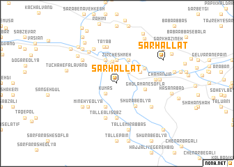 map of Sarḩallat