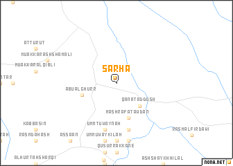 map of Sarha