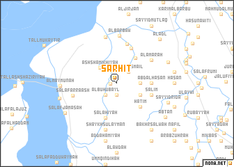 map of Sarḩīt