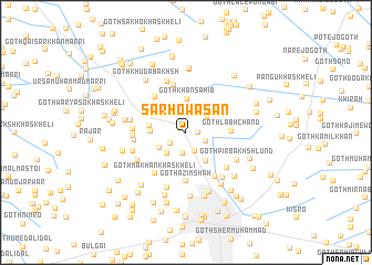 map of Sarho Wasān