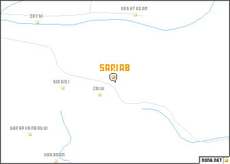 map of Sariāb