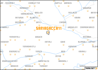 map of Sarıağaççayı