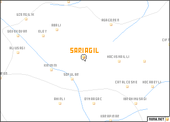 map of Sarıağıl