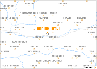 map of Sarıahmetli