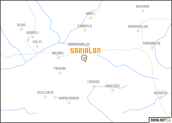 map of Sarıalan