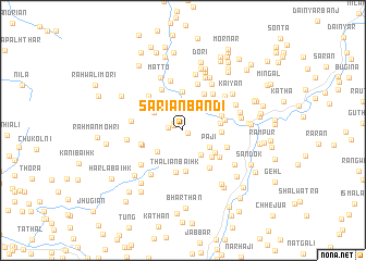 map of Sariānbāndi