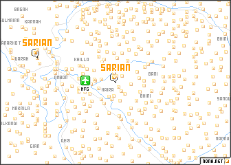 map of Sariān