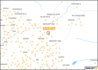 map of Sariān