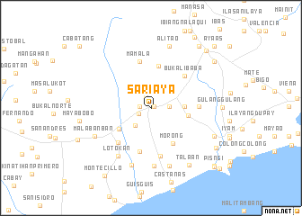 map of Sariaya