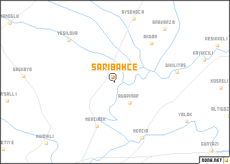 map of Sarıbahçe