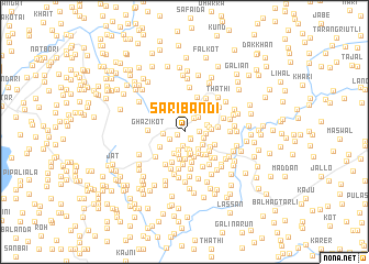 map of Sāri Bāndi