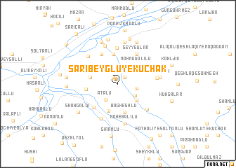 map of Sārī Beyglū-ye Kūchak