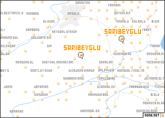 map of Sārī Beyglū