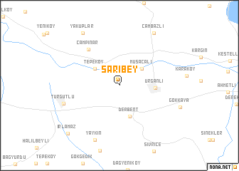 map of Sarıbey