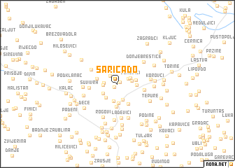 map of Sarića Do