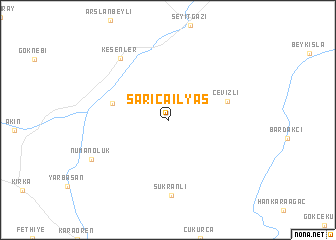 map of Sarıcailyas