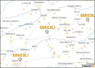 map of Sarıcalı