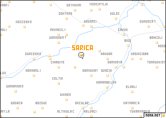 map of Sarıca