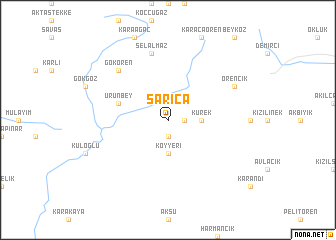 map of Sarıca
