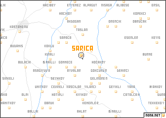 map of Sarıca