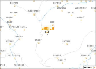 map of Sarıca