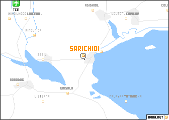 map of Sarichioi