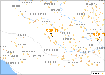 map of Šarići