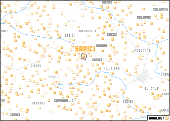 map of Šarići