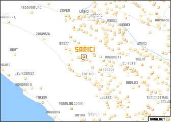 map of Šarići