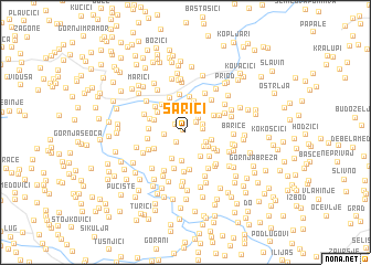 map of Šarići